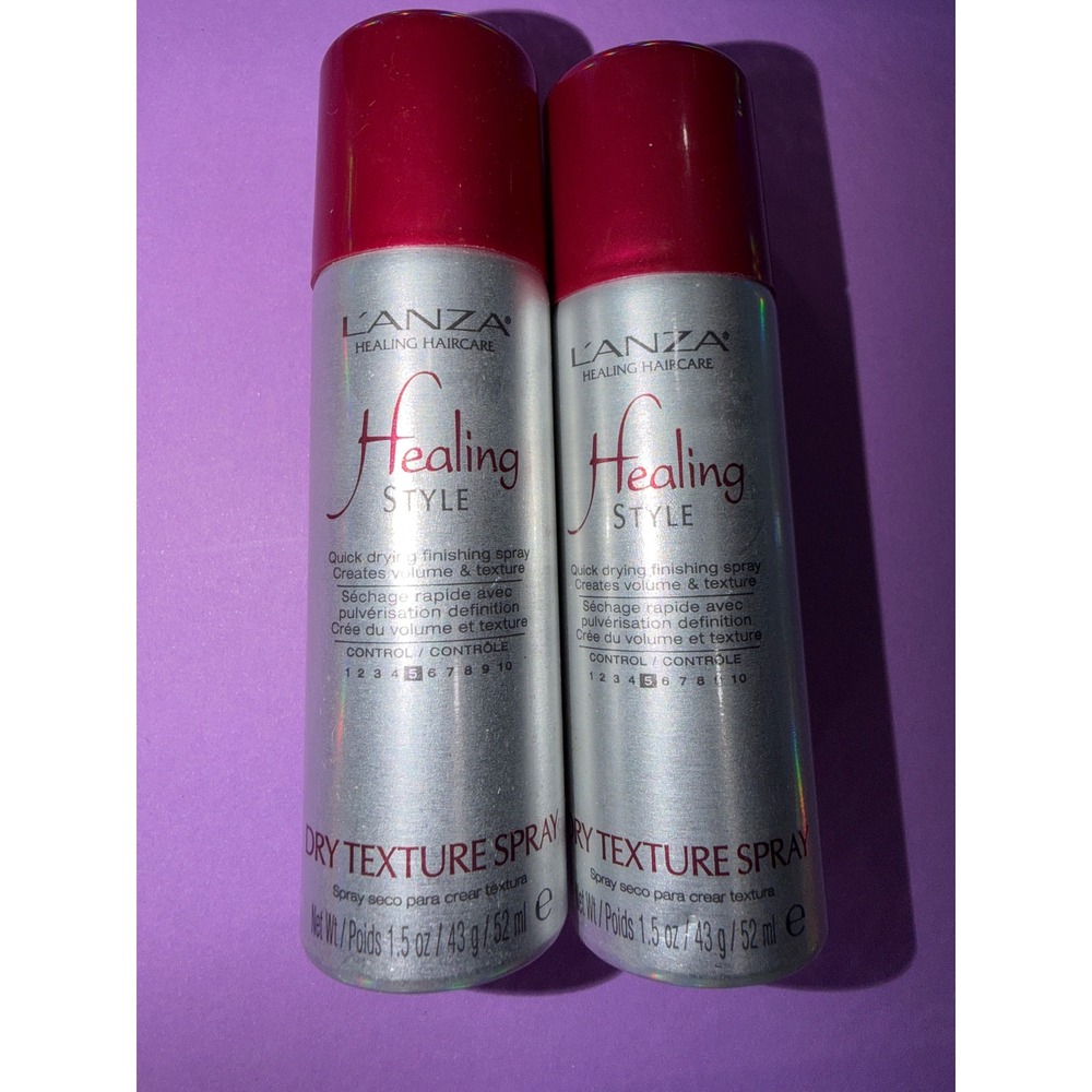 Lanza Dry Texture Spray Healing Style Quick Drying Finishing Set of 2 hair care